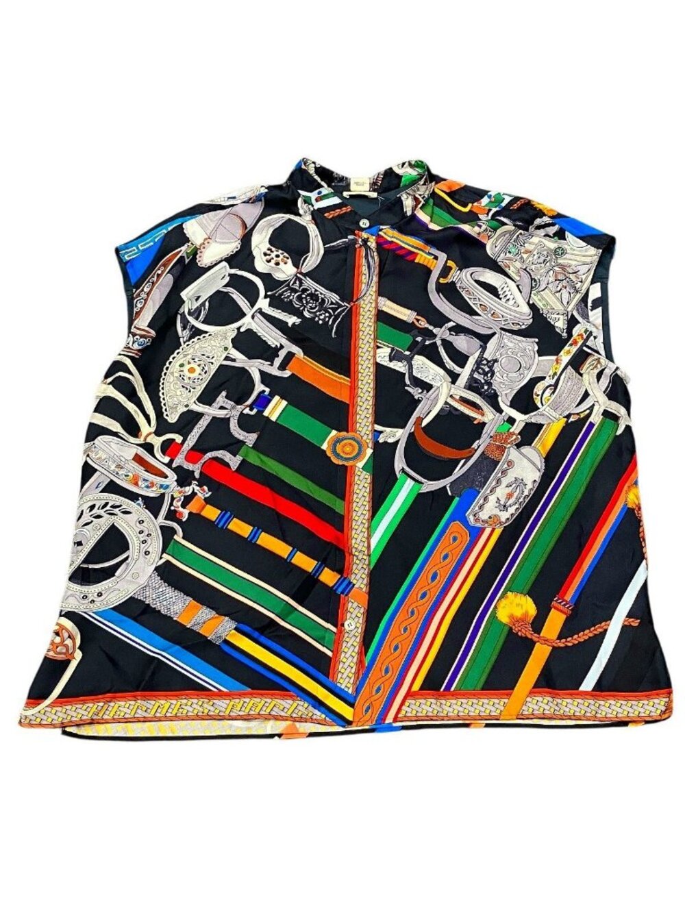 Hermes Top Silk Multicolor
